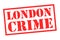 LONDON CRIME Rubber Stamp