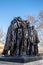 LONDON - DEC 9 : The Burghers of Calais Statue in Victoria Tower