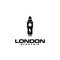 london electric land mark symbol logo