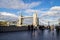 LONDON, ENGLAND- 15 May 2021: Tower Bridge in London, England