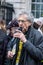 LONDON, ENGLAND- 22 January 2022: Piers Corbyn outside Downing Street at the NHS100K protest against vaccine mandates