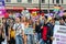 LONDON, ENGLAND- 24 July 2021: Protesters at the Reclaim Pride march in London