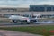 London, England - Circa 2019 : Malaysia Airlines Airbus A350 Aircraft 9M-MAC Landing at London Heathrow Airport