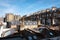 London, England, Cityscape panorama of traditional British brick houses.