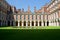 London, England, July 16th 2019: View of Hampton Court Palace courtyard with blue sky