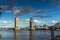 LONDON, ENGLAND - JUNE 15 2016: Tower Bridge in London in the late afternoon, England