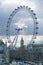 London Eye and Big Ben Houses Of Parliament LONDON, ENGLAND