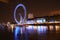 London Eye and County Hall at night