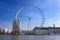 London Eye is the tallest Ferris wheel in Europe at 135 meters and Country Hall in London