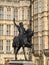LONDON - FEBRUARY 3 : Richard the Lionheart statue outside the H