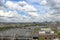 London, Great Britain -May 22, 2016: Hungerford Bridge and Waterloo Bridge