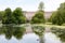 London, Great Britain -May 22, 2016: lake in the St.Jamesâ€™s Park on a spring day