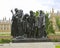 London, Great Britain -May 22, 2016: sculptural group the burghers of Calais, created by Auguste Rodin