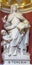 LONDON, GREAT BRITAIN - SEPTEMBER 13, 2017: The marble statue of St. Theresia of Avila in church Brompton Oratory