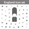 The london guard icon. England icons universal set for web and mobile