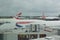 London, Heathrow, UK 2.09.2019 - British Airways Boeing 747-400 airplanes in LHR