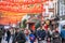 London, January 26, 2020. Chinese Paper Lanterns. London Chinatown. Chinese New Year Celebrations