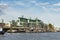 LONDON - JUNE 25 : Thames barges moored on the River Thames in L