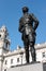 LONDON - MAR 13 : Statue of Jan Christian Smuts in Parliament Sq