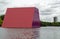 The London Mastaba by Christo, side view