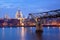 London Millennium bridge and St Paul Cathedral