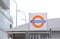 London overground train station sign London UK