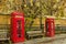 London phone booths