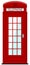 London phone box , illustration