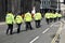 London police clash with Occupy Movement protesters at Bank, London, UK.