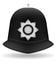 London police helmet vector illustration