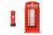 London postbox and telephone box