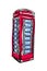 London red phone booth hand drawn isolated icon