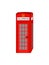 London Red Telephone Booth - UK typical phone booth vector