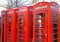 London - Red Telephone Booths