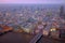 London rooftop view panorama at sunset with urban architectures