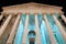 London Royal Exchange facade at night