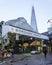 London\'s Famous Borough Market with the London Shard