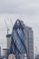 London`s primary financial district, the City of London, commercial skyscraper Gherkin, London, United Kingdom