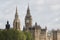 London skyline, Big Ben and Central Tower