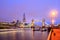 London skyline with Tower Bridge at twilight