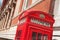 London symbol red telephone box