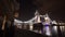 The London Tower Bridge from Butlers Wharf by night