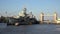 London Tower Bridge, Thames River View with Ship and Boats, Tourists Visit UK