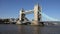 London Tower Bridge, Thames River View with Ship and Boats, Tourists Visit UK