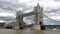 London Tower Bridge Timelapse, Thames River View with Ships and Boats Cruise