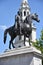 London Trafalgar Square George IV statue in UK england