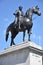 London Trafalgar Square George IV statue in UK england