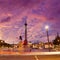 London Trafalgar Square sunset Nelson column