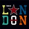 London turn on design graphic typography