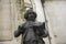 London, UK, 17th July 2019, Statue of Dr Samuel Johnson on the Strand